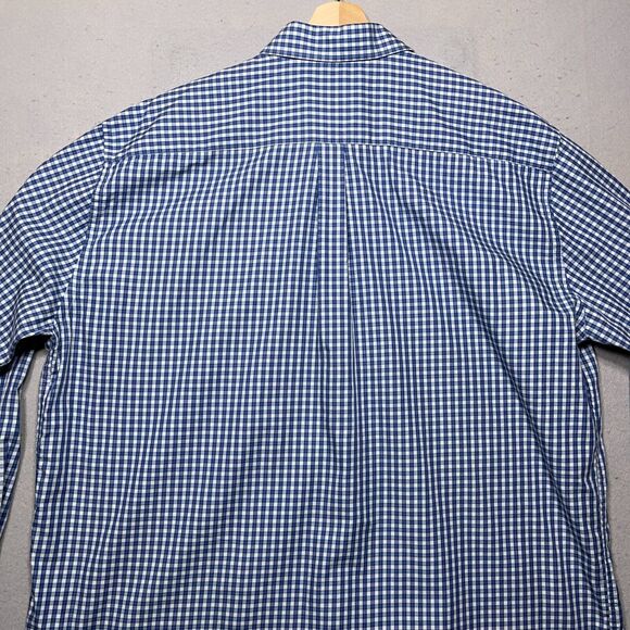 Peter Millar Shirt Mens Size XXL Button Down Blue Check Casual Preppy Career - Picture 10 of 11